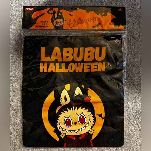 Popmart Labubu Happy Halloween Party Series Canvas Bag